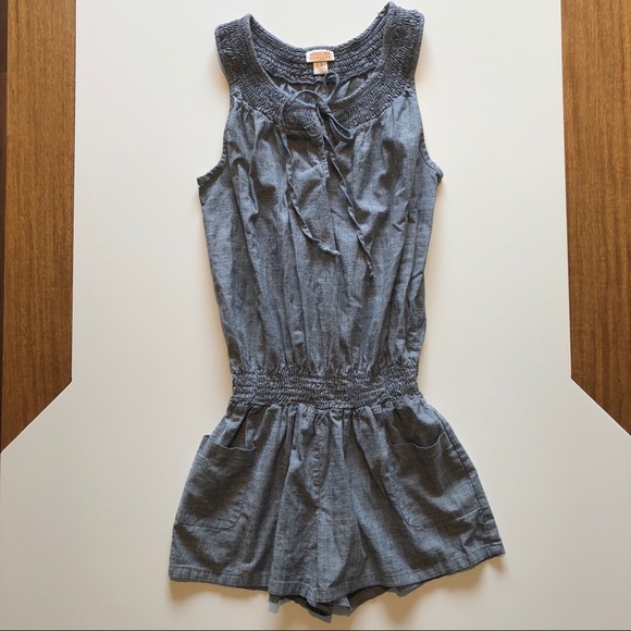 🆕 NWOT Chambray Romper - Picture 1 of 4